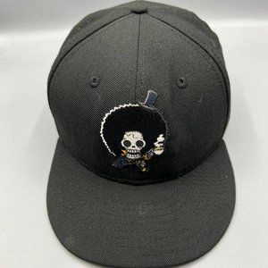 Brook One Piece Hat Men 7 5/8 Black‎ 59Fifty New Era Fitted Cap